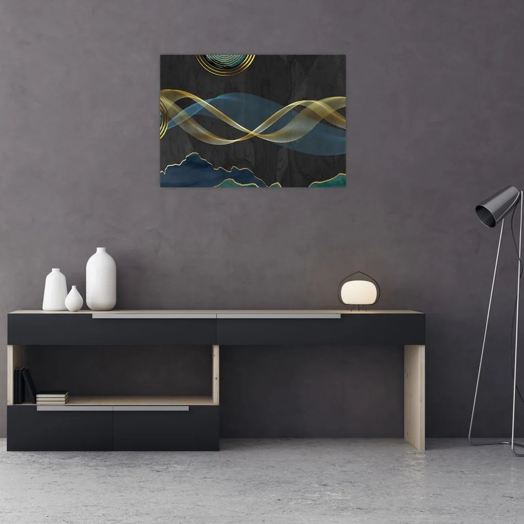 Obraz na szkle - Abstrakcja (70x50 cm)