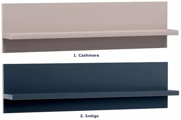 Półka ścienna w dekorze indigo W8-K15