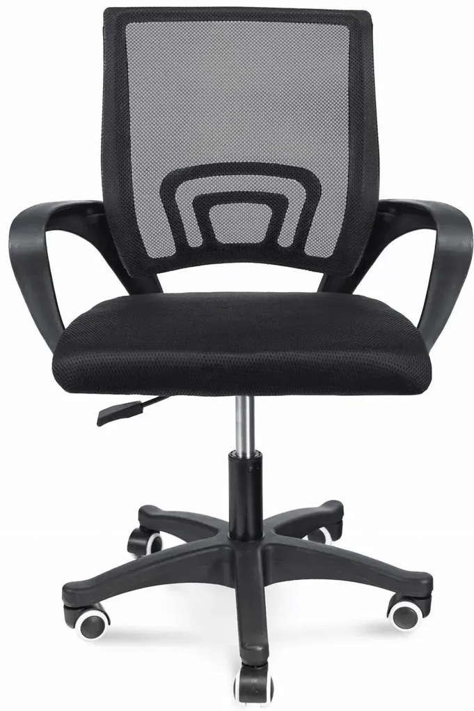 Czarne Ergonomiczne Krzesło Obrotowe Do Biurka K0-K70