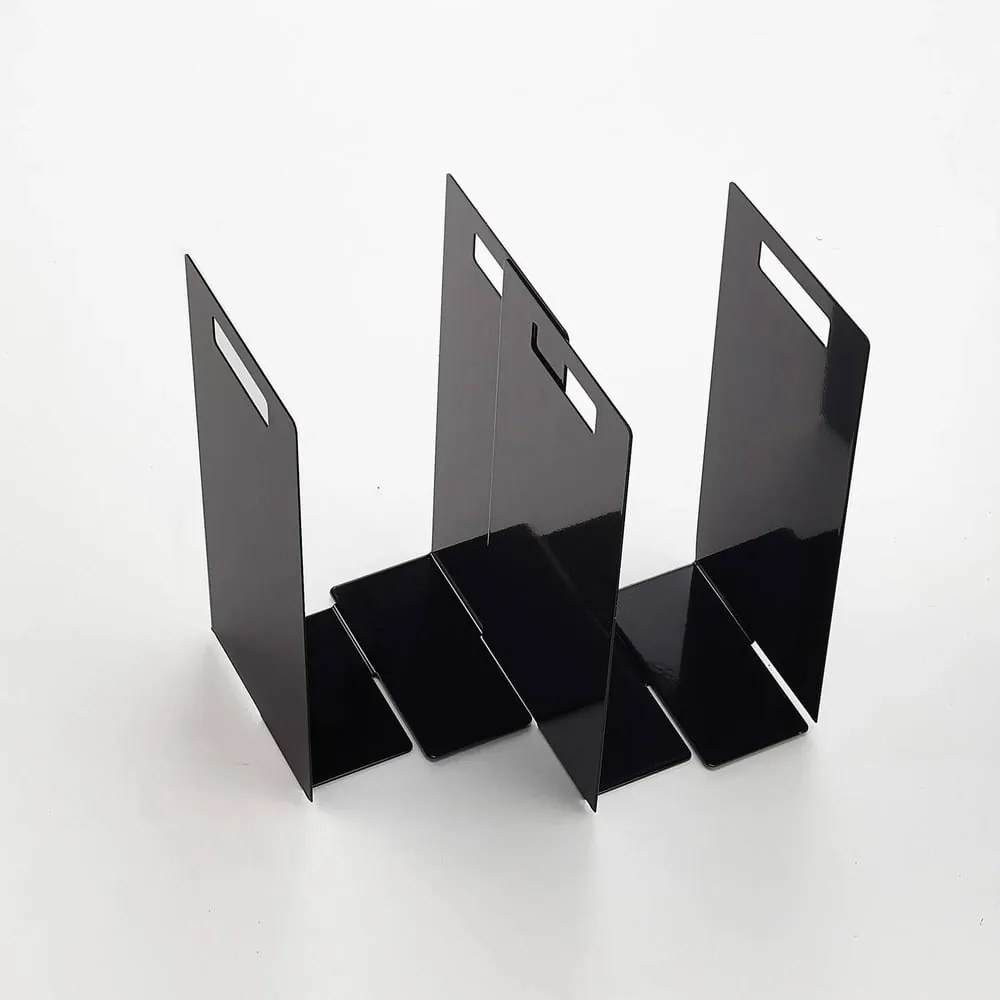 Czarne metalowe stojaki na ręczniki 2 szt. Tower – YAMAZAKI