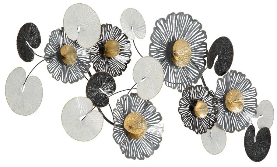 Metalowa dekoracja ścienna Mauro Ferretti Troby, 143x64cm