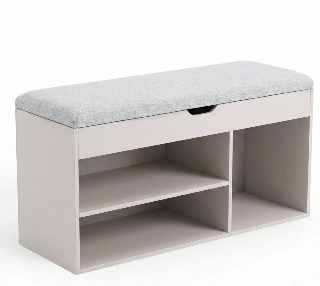 Szafka na buty z siedziskiem TRIA, 80 x 43 x 30 cm