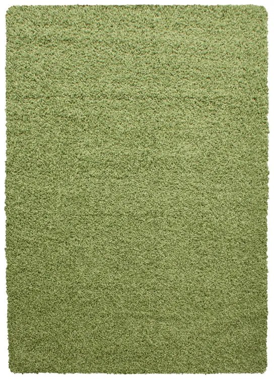 Dywan shaggy jednokolorowy zielony 160 cm x 230 cm