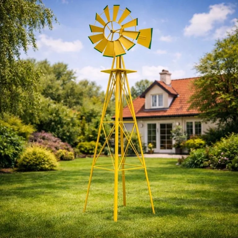 STILISTA Wiatrak, 245 x 55 cm, stal, Żółty