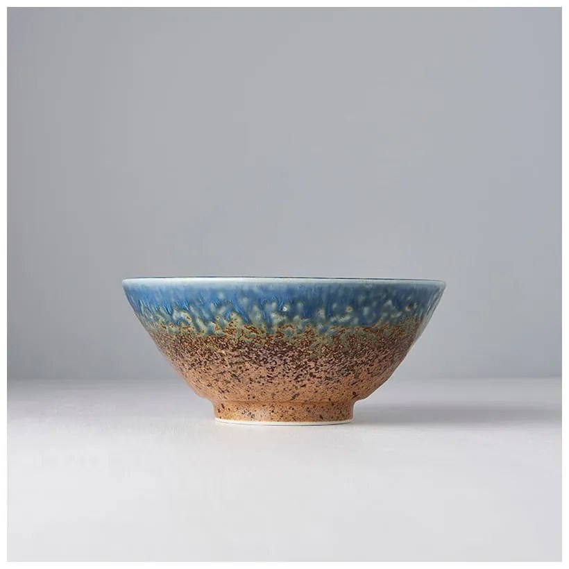 Niebiesko-brązowa ceramiczna misa MIJ Earth & Sky, ø 20 cm
