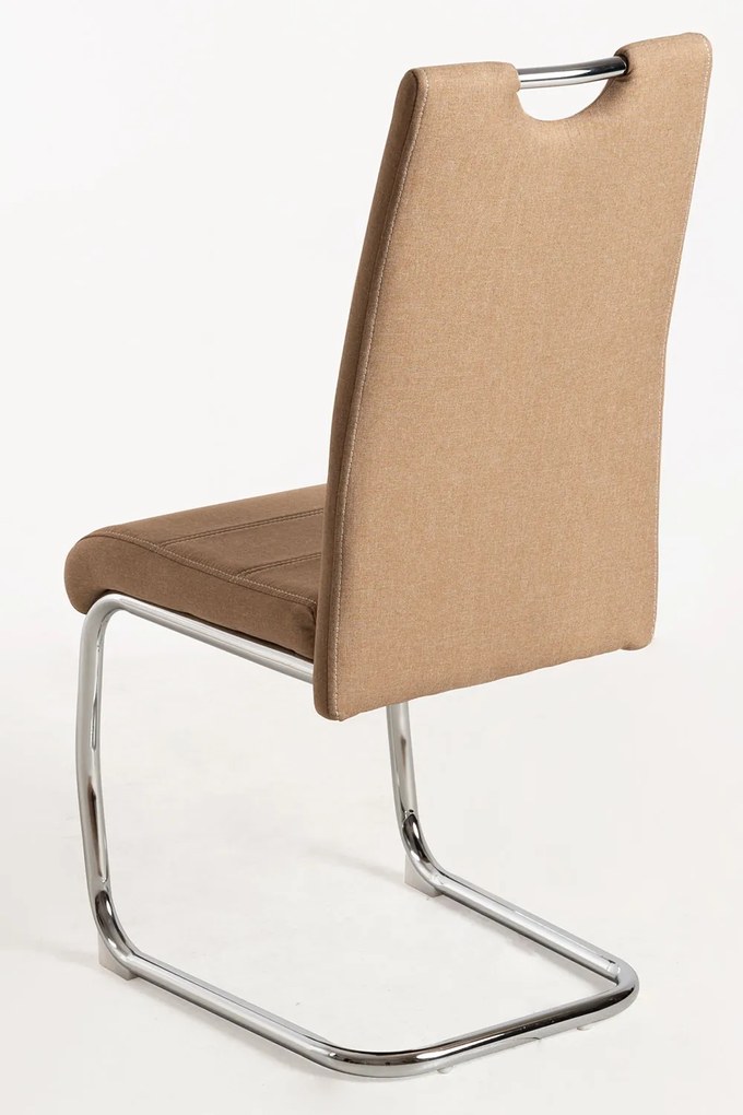 Zestaw 4 Krzese Hallen Tkanina