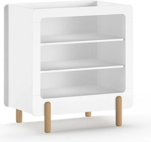 Biała komoda dziecięca z przewijakiem 88x95x57 cm Smile – Vipack