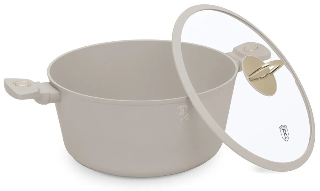 BerlingerHaus Rondel z powłoką tytanową i pokrywką Sahara 30 cm, 30 cm