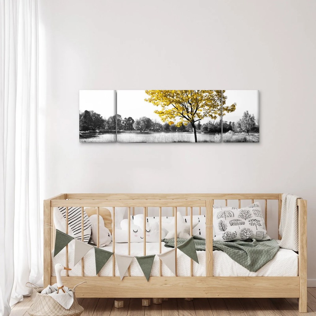 Obraz - Odpoczynek w parku (170x50 cm)