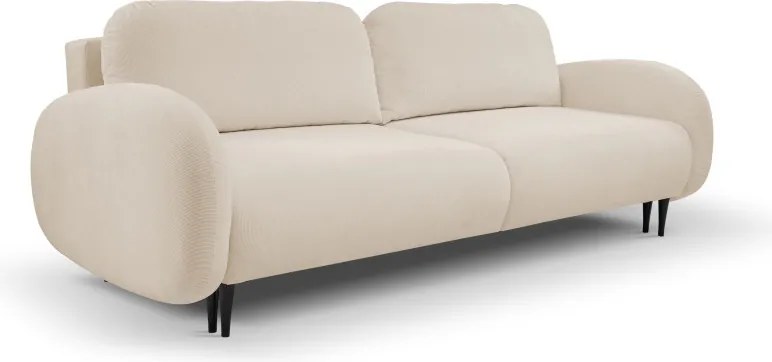 Sofa SOFT z funkcja spania i pojemnikiem BEŻOWY RUN AGAIN 06