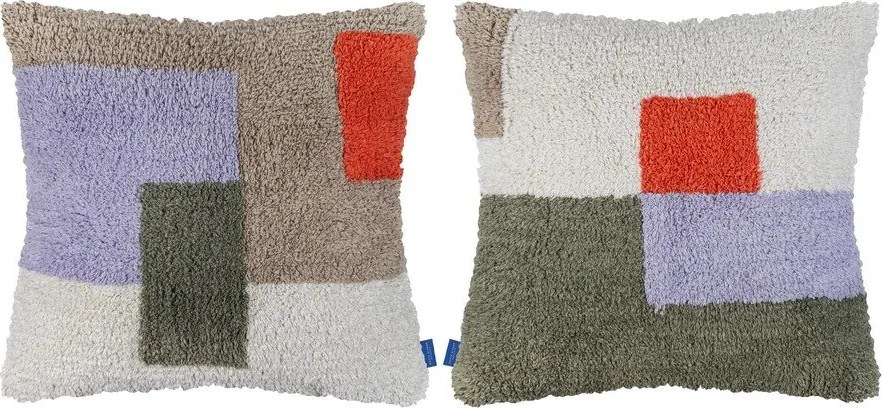 Bawełniana poszewka na poduszkę 50x50 cm Brick – Mette Ditmer Denmark