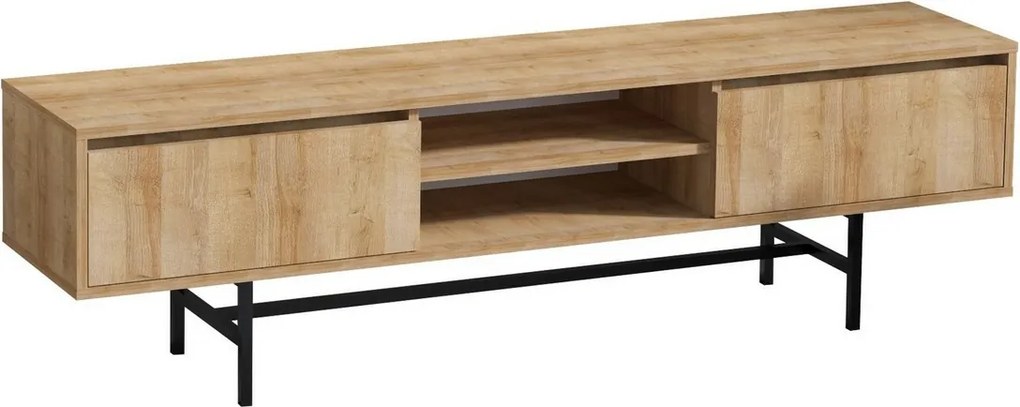 Stolik pod telewizor Matias Oak and Black
