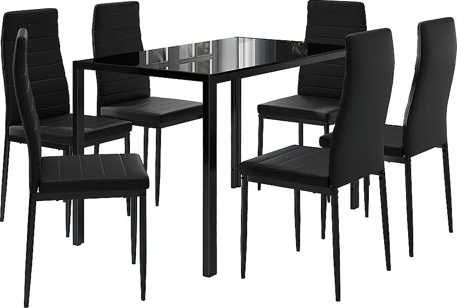 Stół jadalny czarny 120x75x70 grand