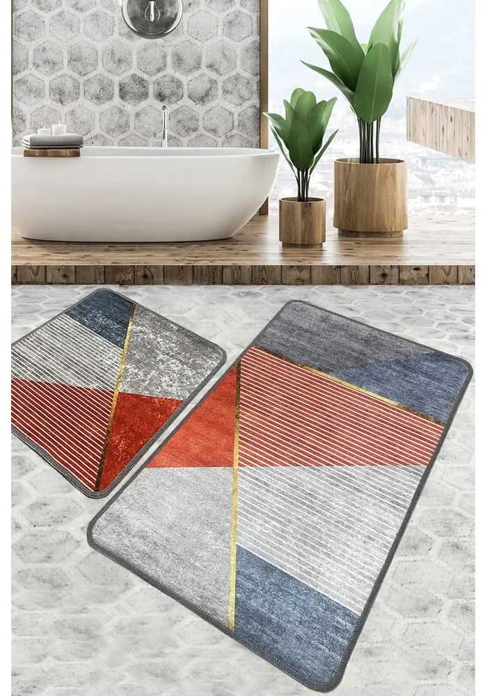 Dywaniki łazienkowe zestaw 2 szt. 60x100 cm Sante – Foutastic