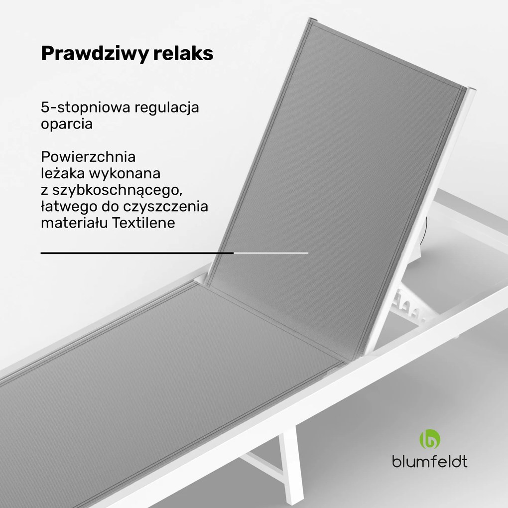 Blumfeldt Lucca Lounge Leżak ogrodowy