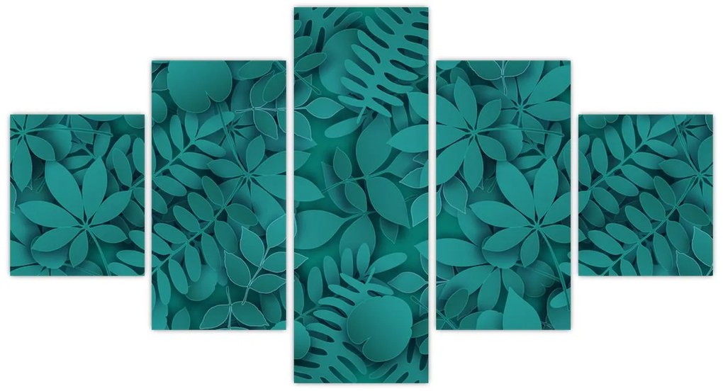 Obraz liści (125x70 cm)