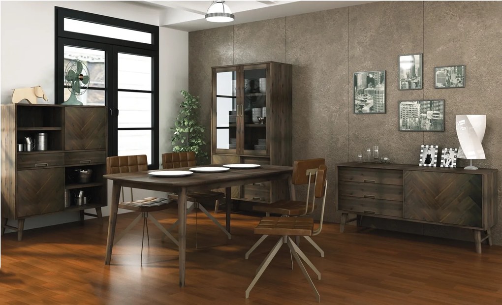 Designerskie krzesło pikowane z ekoskóry Ashton D03
