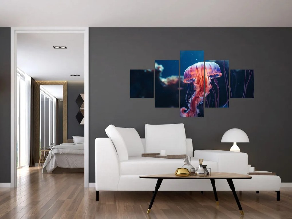 Obraz - Meduza (125x70 cm)