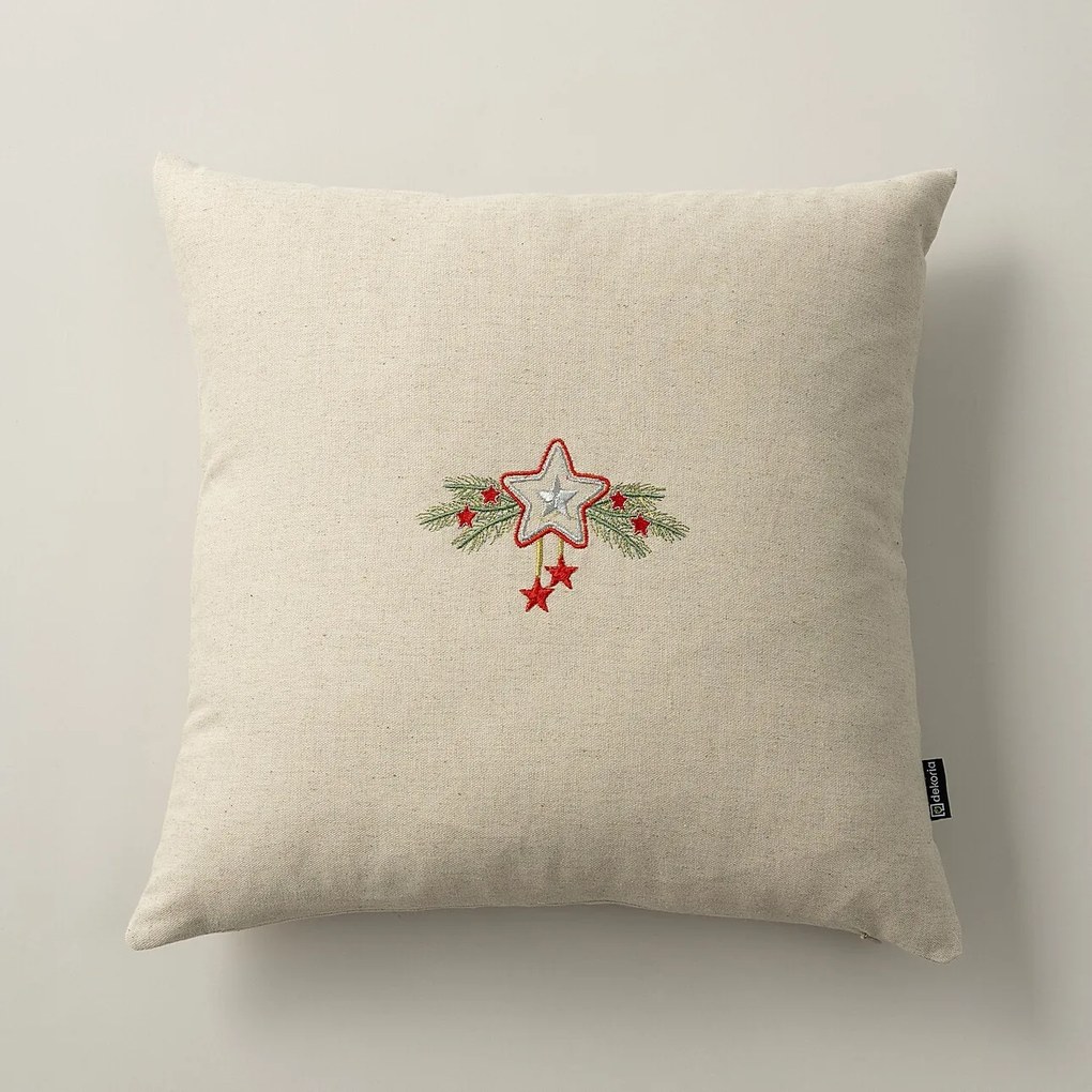 Poszewka na poduszkę Star &amp; Holly 43x43 cm