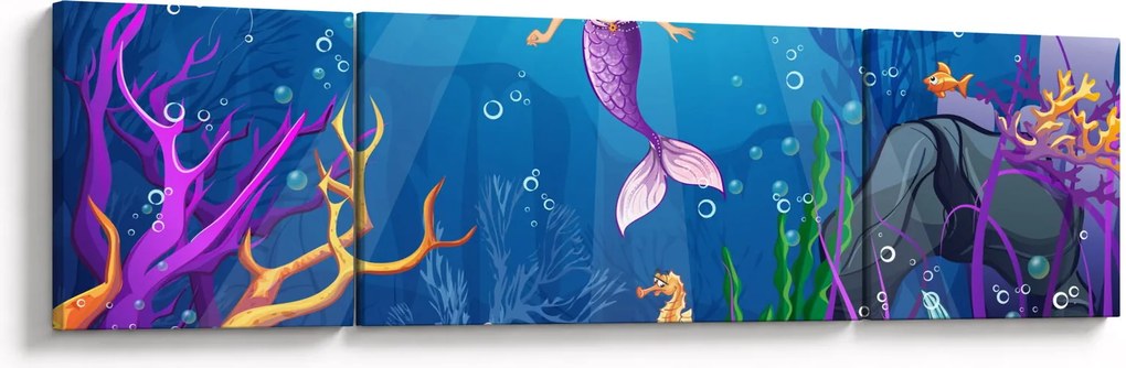 Obraz - Wróżka wody (170x50 cm)