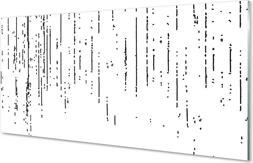 Szkło do Kuchni na Ścianę Nowoczesny Wzór w Kropki i Paski