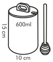 Tescoma Pojemnik na miód GUSTITO 0,6 l, z nabierakiem