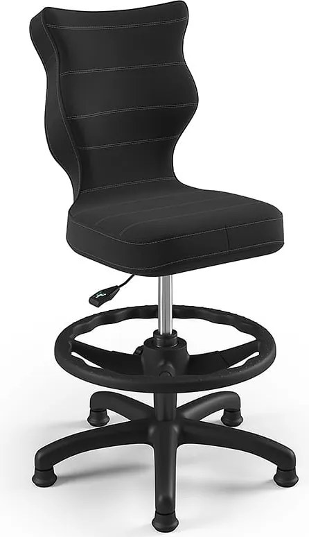 Krzesło dziecięce Petit czarny Velvet 17 rozmiar 3 (119-142 cm) WK+P