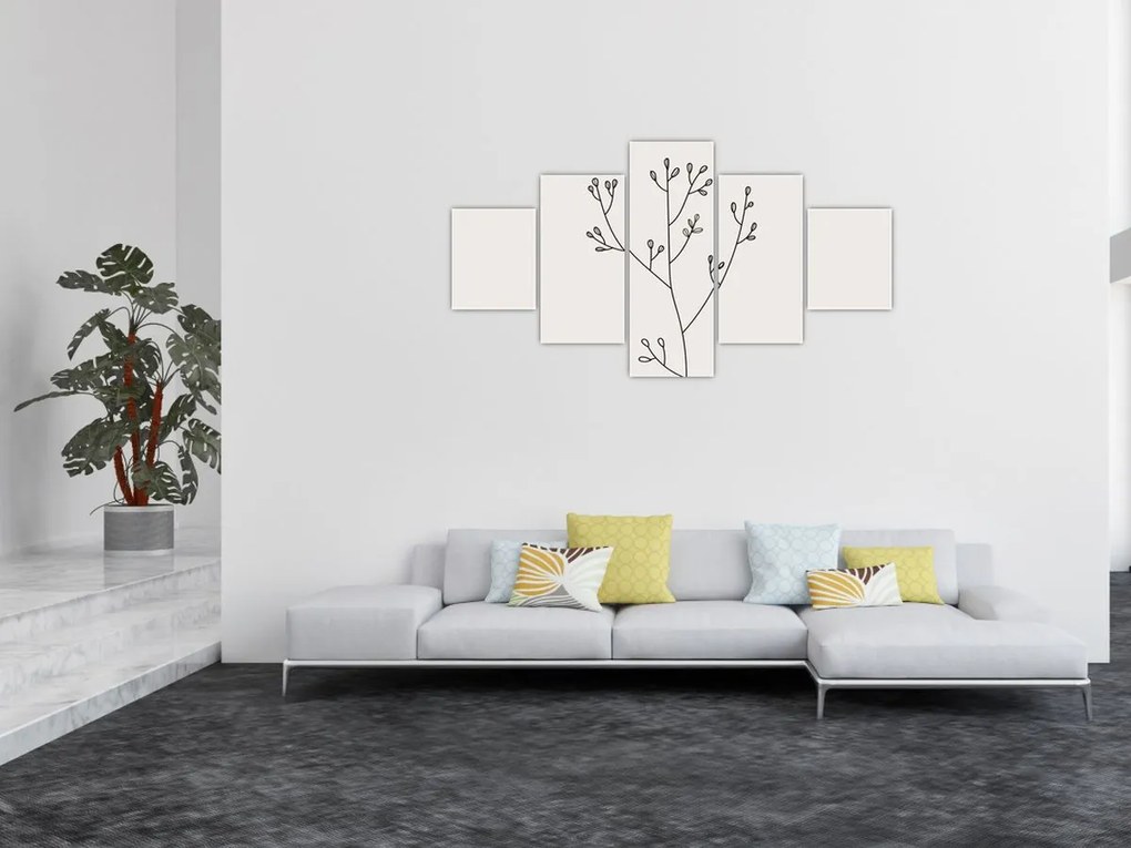 Obraz - Kwiat łąkowy N⁰3 (125x70 cm)