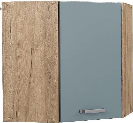 Szafka wisząca narożna niebiesko-szary 57x34.1x60 r-line