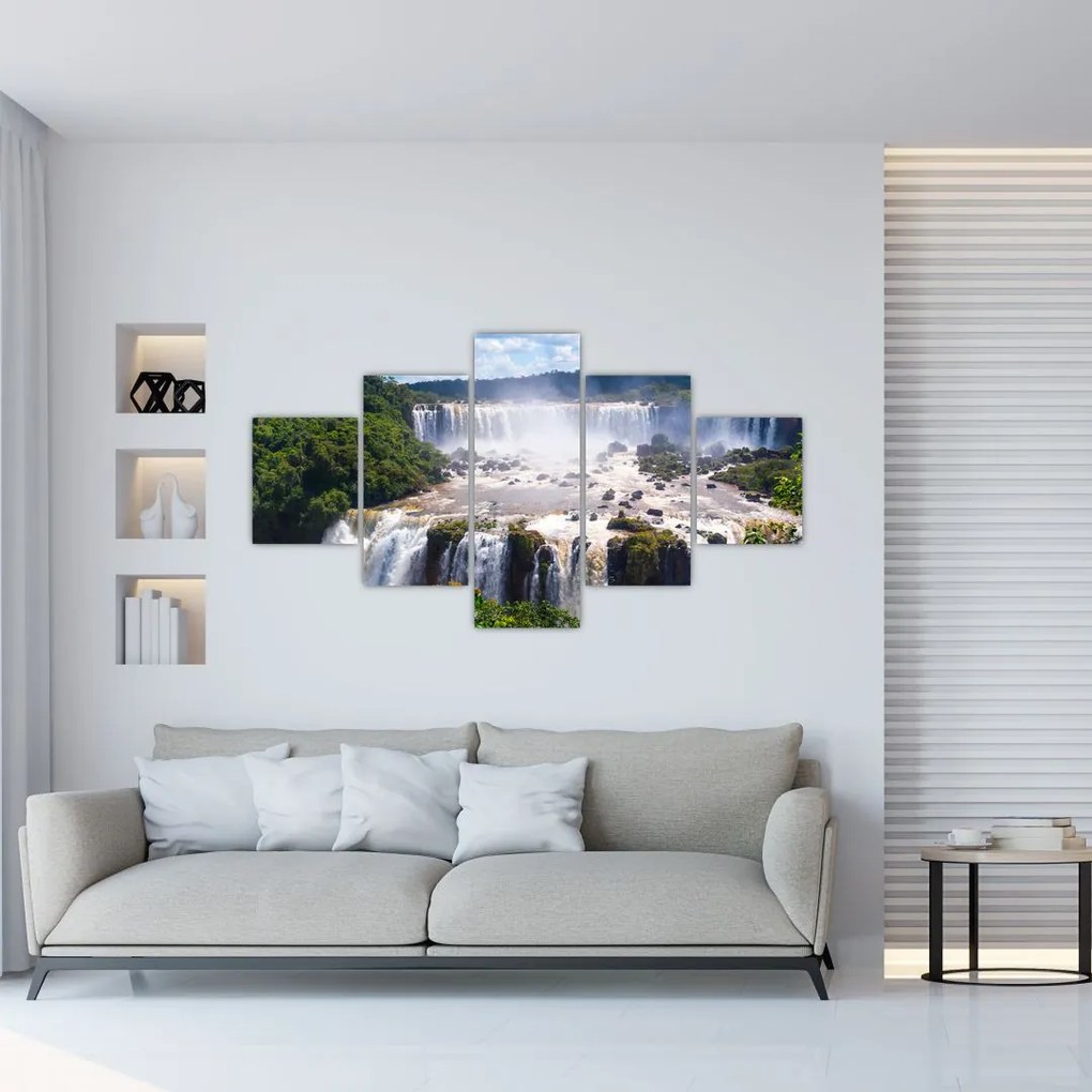 Obraz wodospadu Iguassu (125x70 cm)