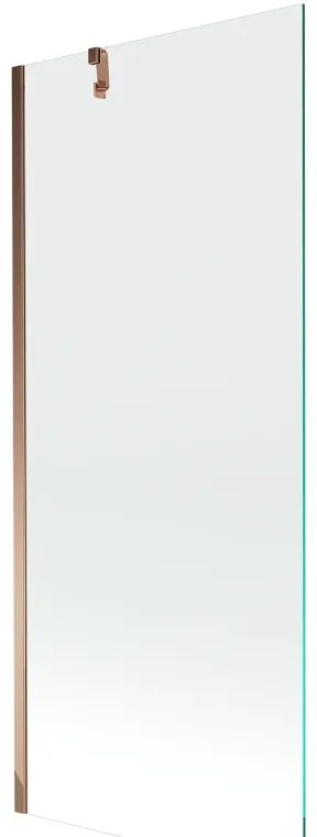 Mexen Next parawan nawannowy 1-skrzydłowy 80 x 150 cm, transparent, różowe złoto - 895-080-000-00-00-60
