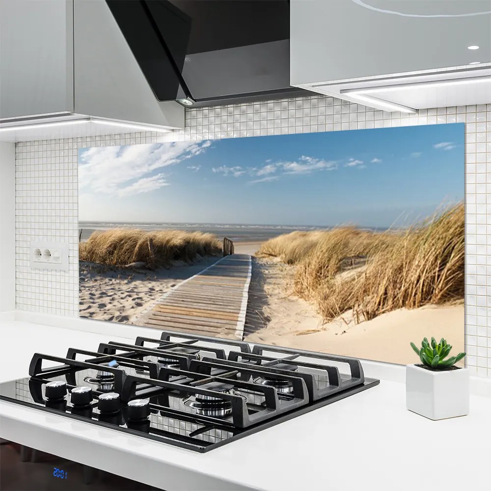 Panel nad blat kuchenny Ścieżka Prowadząca Na Plażę