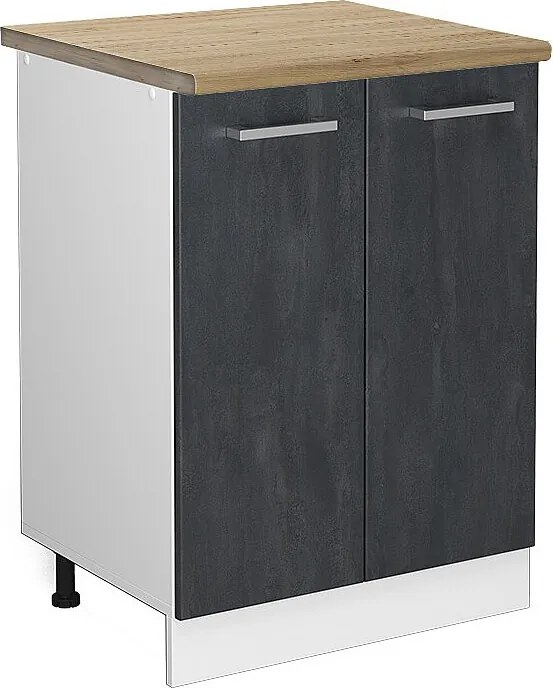 Szafki kuchenne czarny beton 60x60x81.6 r-line