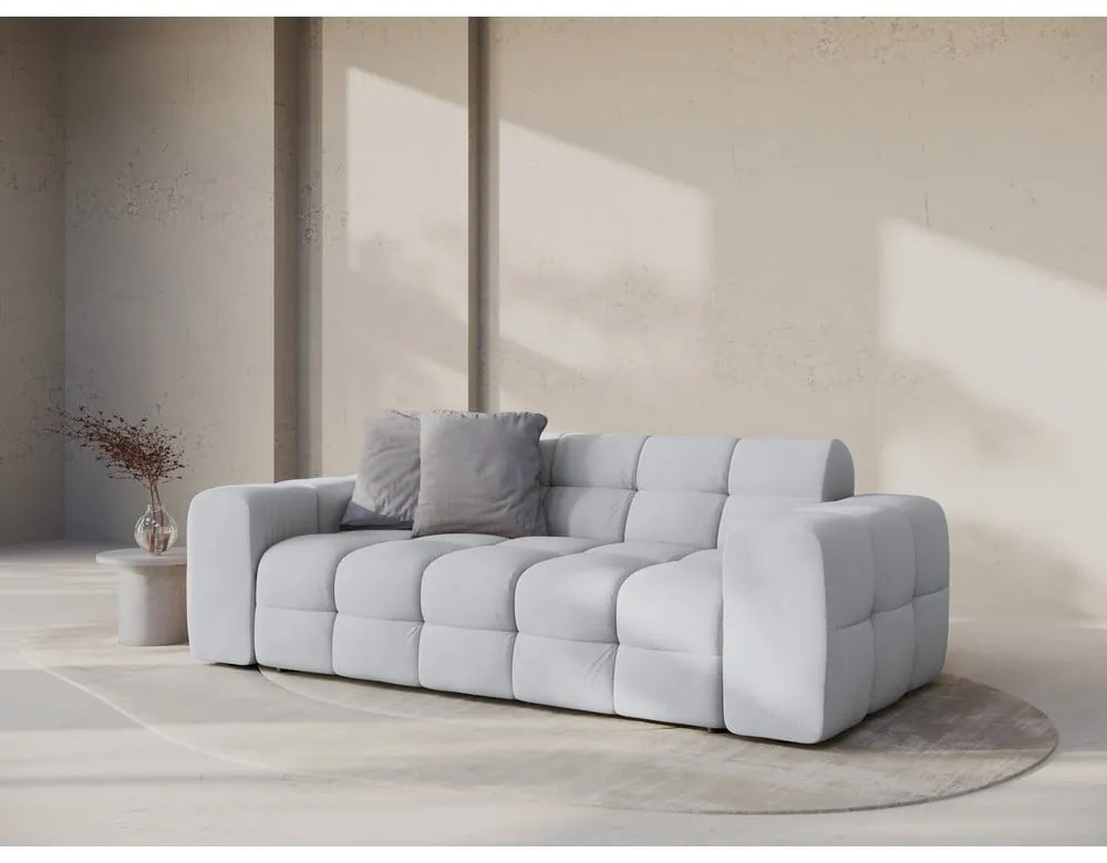 Jasnoszara sofa 222 cm Kendal – Micadoni