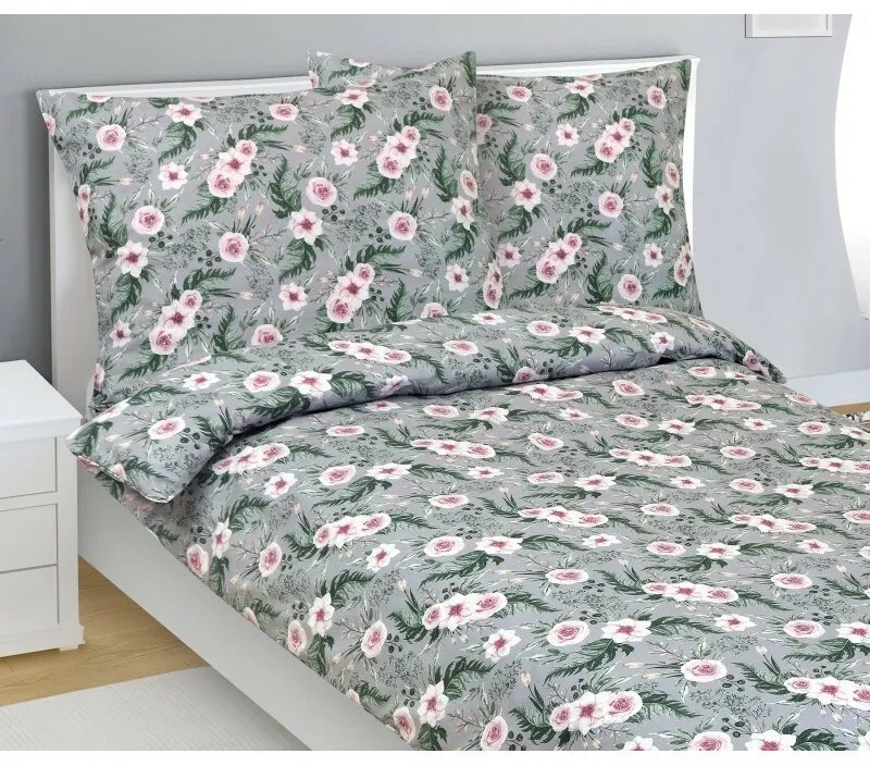 Bellatex Pościel bawełniana Róża, 140 x 220 cm, 70 x 90 cm