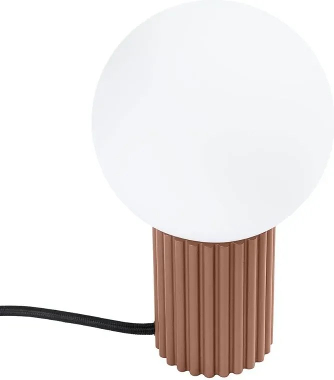 Beżowa lampka nocna ryflowana K0-G25