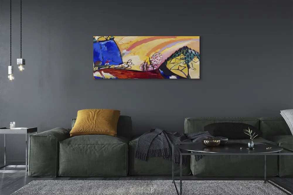 Duży obraz na płótnie Painting with Troika - Wassily Kandinsky