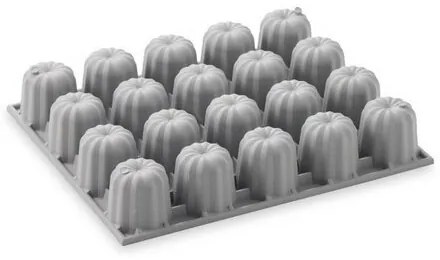 De Buyer 1856.21D forma silikonowa Mini Canelés, 20 szt.