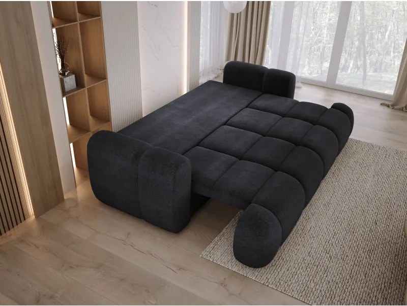 Sofa kanapa BOMO 3 osobowa z funkcją spania i pojemnikiem