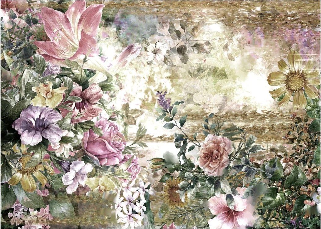 Obraz - Designerskie kwiaty (70x50 cm)