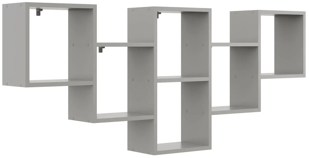 Szara Nowoczesna Wisząca Półka Na Książki W4-C62