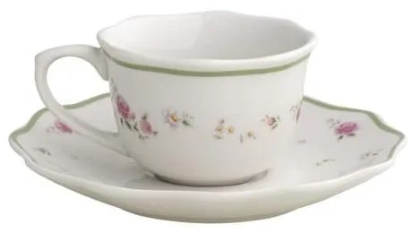 Białe porcelanowe filiżanki zestaw 2 szt. na espresso 90 ml Nonna Rosa – Brandani