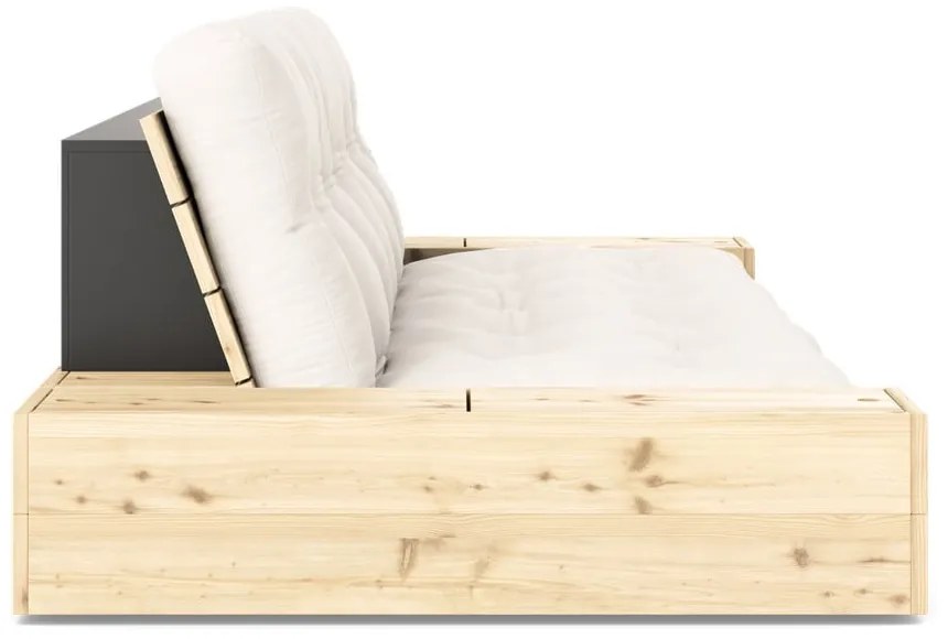 Kremowa rozkładana sofa 244 cm Base – Karup Design