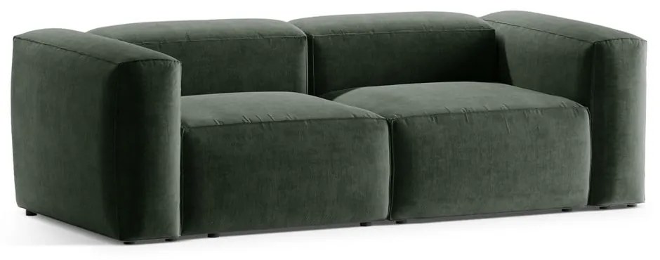 Zielona sofa 224 cm Bergamo – Cosmopolitan Design