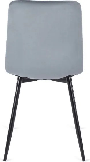 Zestaw Stół Okrągły Rozkładany HARRY 102-142 cm Dąb Artisan/Czarny i 6 Krzeseł Tapicerowanych ROBIN Szarych Nowoczesnych