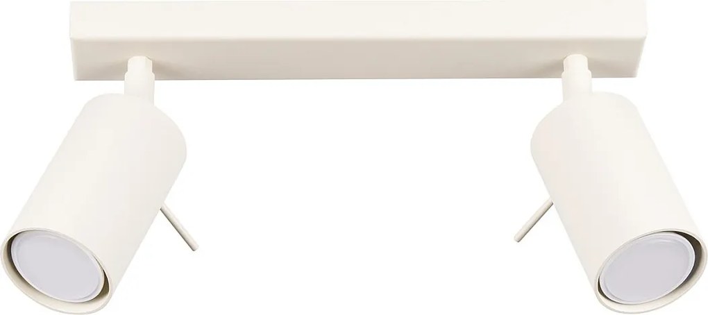 Lampa Sufitowa Nowoczesny Ring, Stal - 2 Źródło - L.30 X H.17 Cm - Beżowy