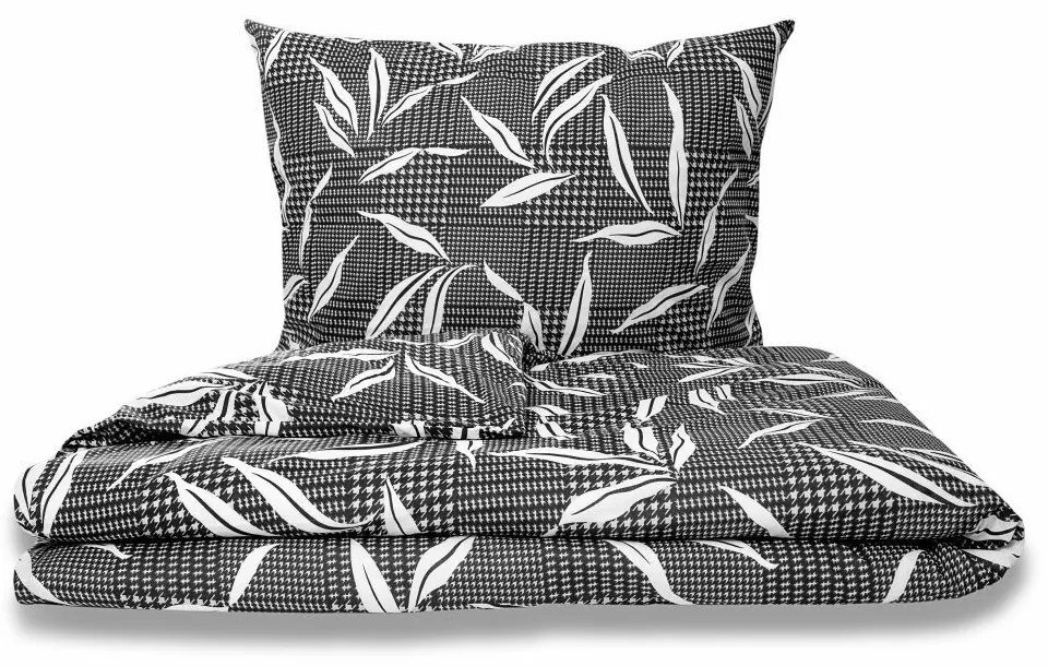 Kvalitex Bawełniana pościel Osaka szary, 220 x 200 cm, 2 szt. 70 x 90 cm