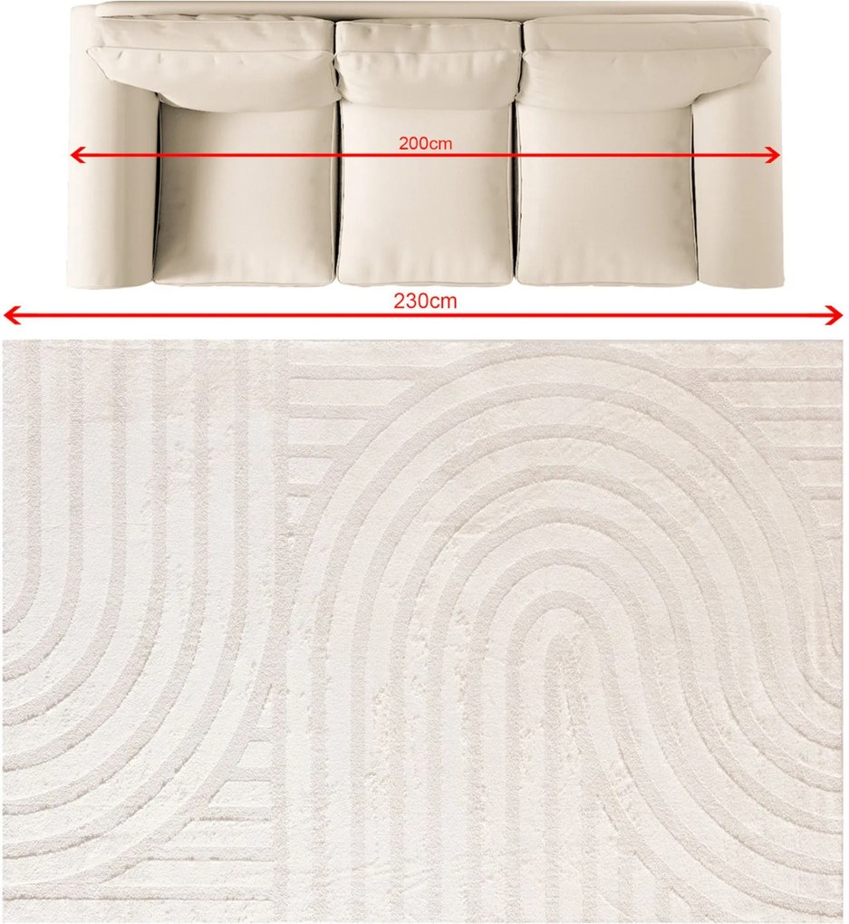 Dywan Belaro cream 160x230 cm