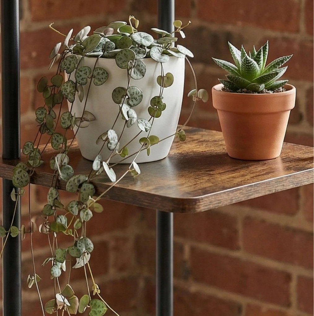 Kwietnik stojący wysoki na 5 kwiatów RIMOZA, 30 x 30 x 106 cm