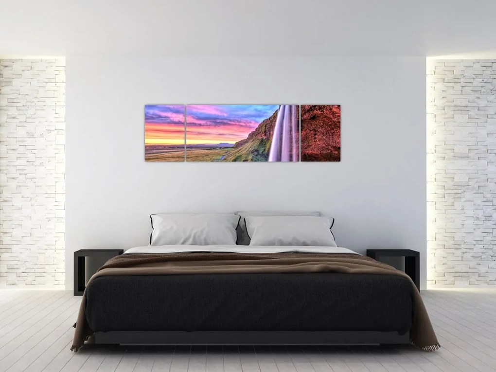 Obraz - Wodospad Seljalandsfoss (170x50 cm)